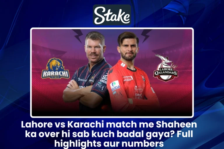 Lahore vs Karachi match