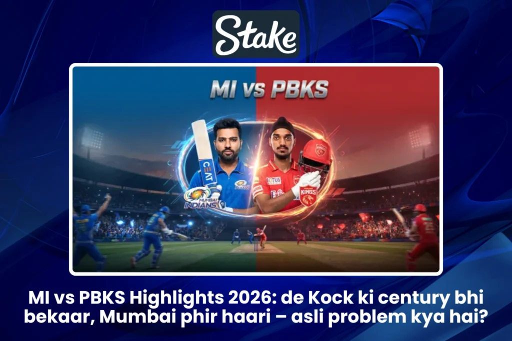 MI vs PBKS Highlights 2026