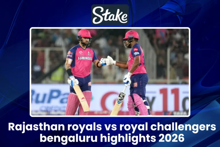 Rajasthan royals vs royal challengers bengaluru