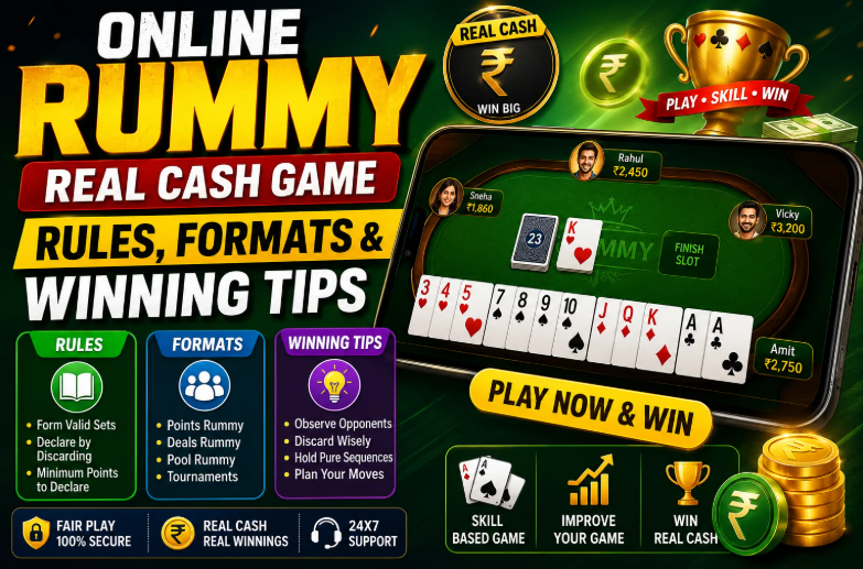 Online Rummy Real Cash Game Rules & Winning Tips 2026