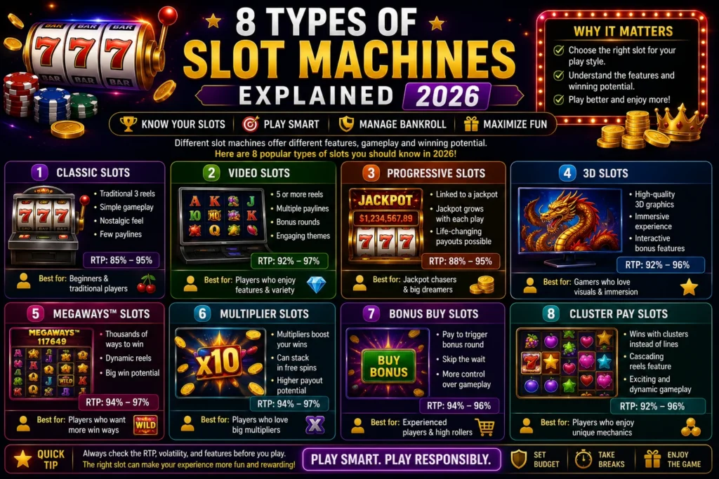 8 Types of Slot Machines Every Player Should Know
