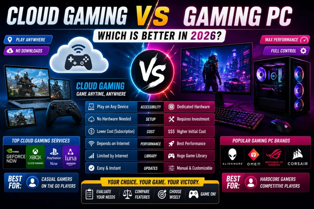 Cloud Gaming vs Gaming PC: Which Is Better in 2026?